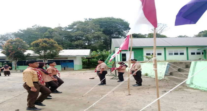 Gugus Depan Pramuka MTsN Tapanuli Utara Gelar Perjusa