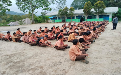 Dewan Ambalan MTsN Tapanuli Utara Resmi Tutup Latihan Semester Ganjil